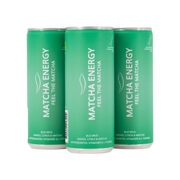 Økologisk Matcha Energy Drink 250 ml. (24 stk.)