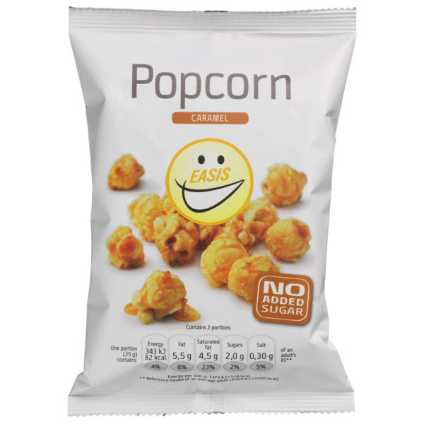 EASIS Snacks - Popcorn med karamel